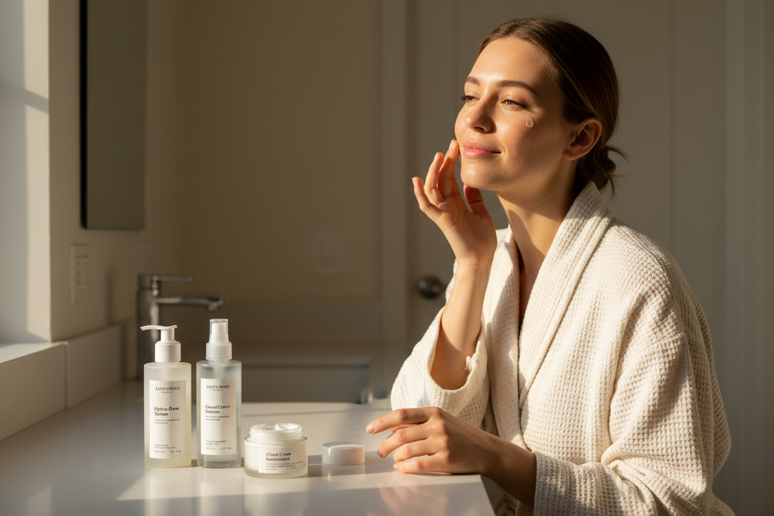 Morning skincare routine with i use this affordable beauty products for glowing, confident skin at home