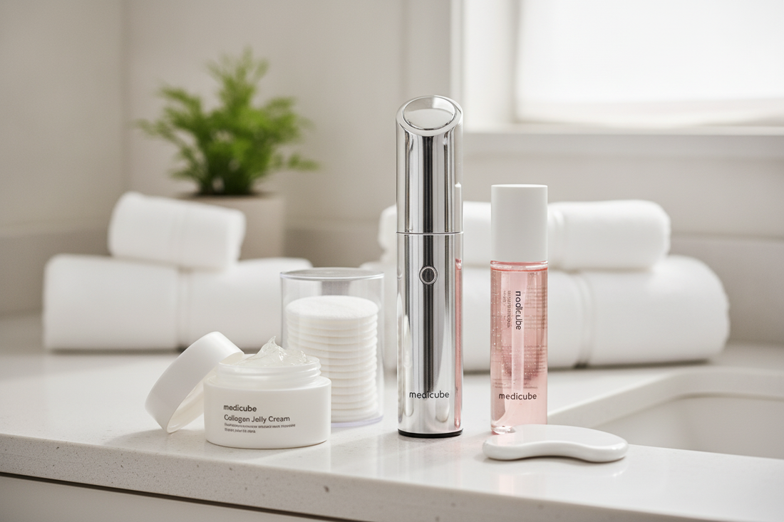 Trending medicube products 2026 for affordable skincare routines and glowing, youthful skin at home