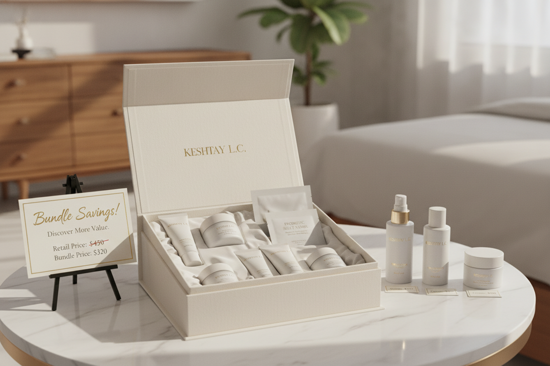 Skincare beauty sets offer bundle savings, showing why buying skincare beauty sets is cheaper than individual items