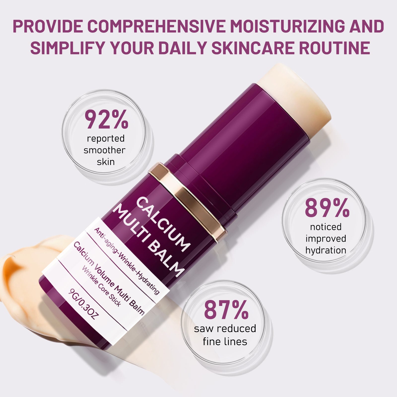 Multifunctional Firming Moisturizing Cream Facial Collagen Moisturizing Stick Calcium Multi Balm