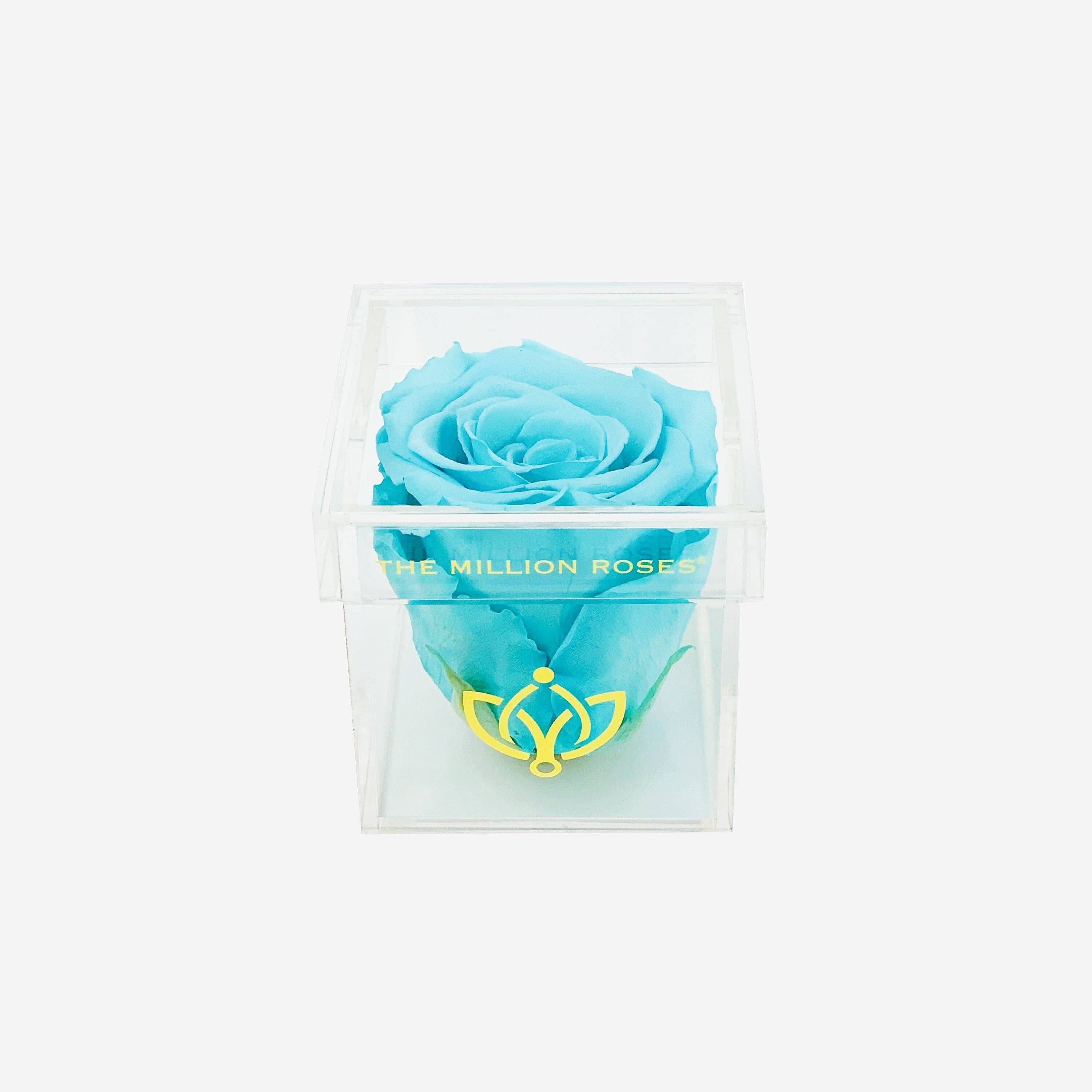 Acrylic Single Box | Turquoise Rose