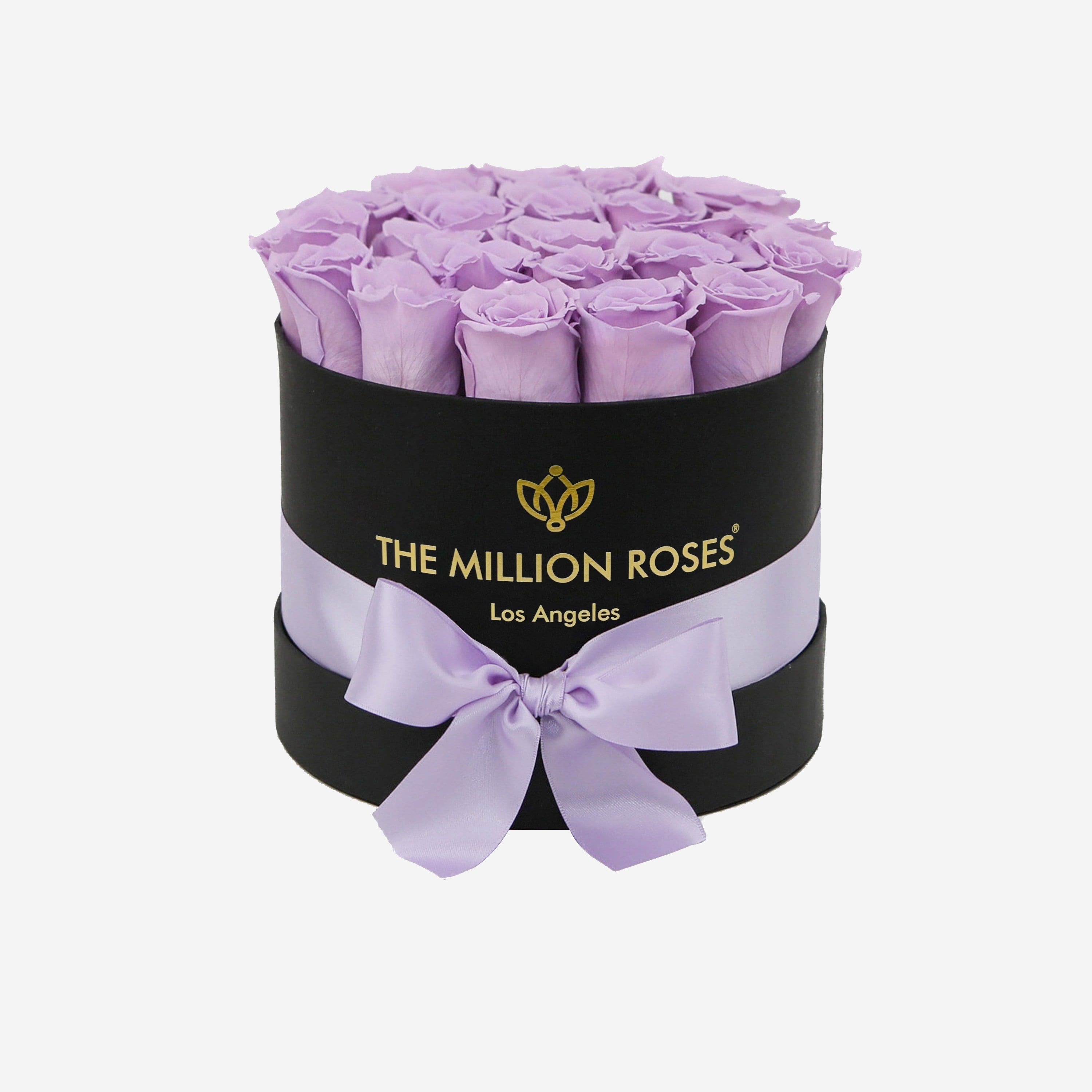 Classic Black Box | Lavender Roses