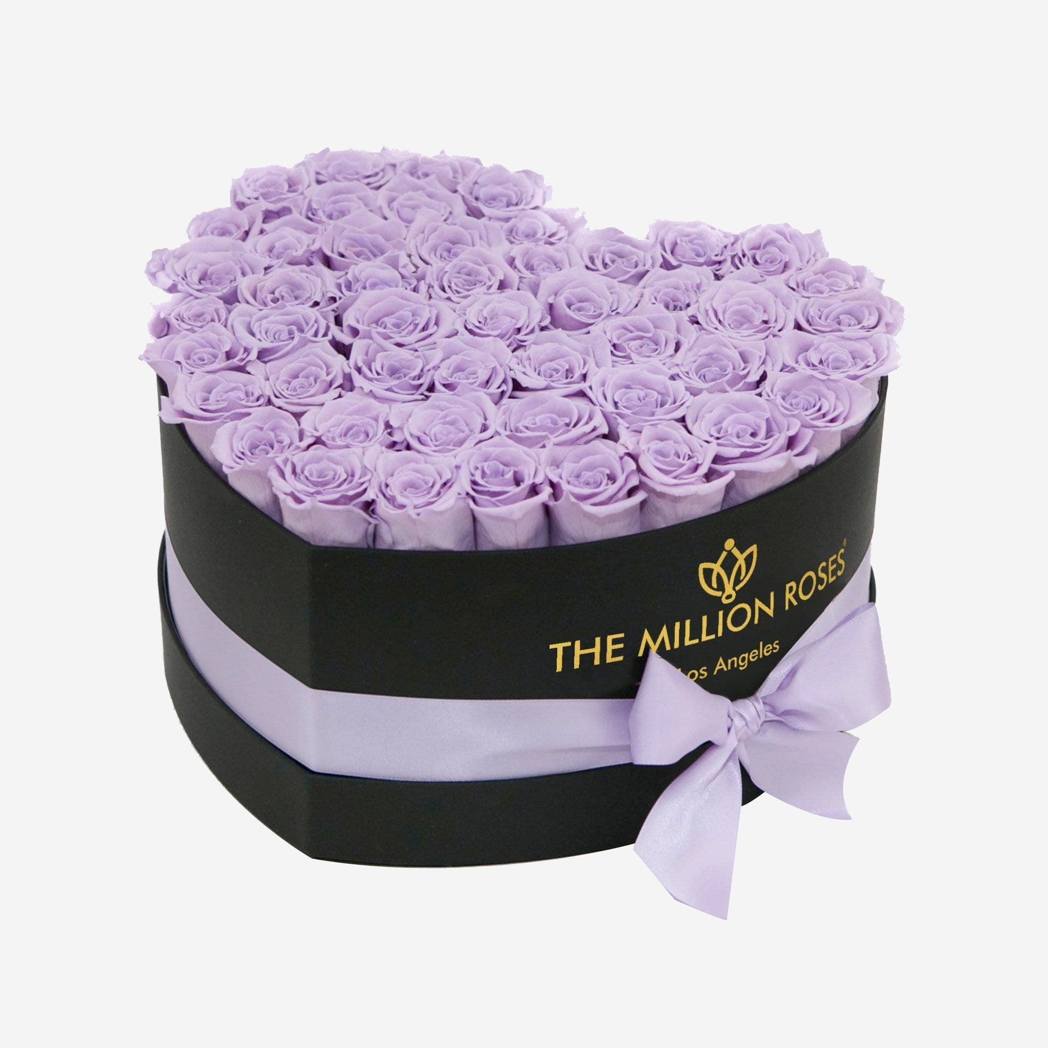 Heart Black Box | Lavender Roses