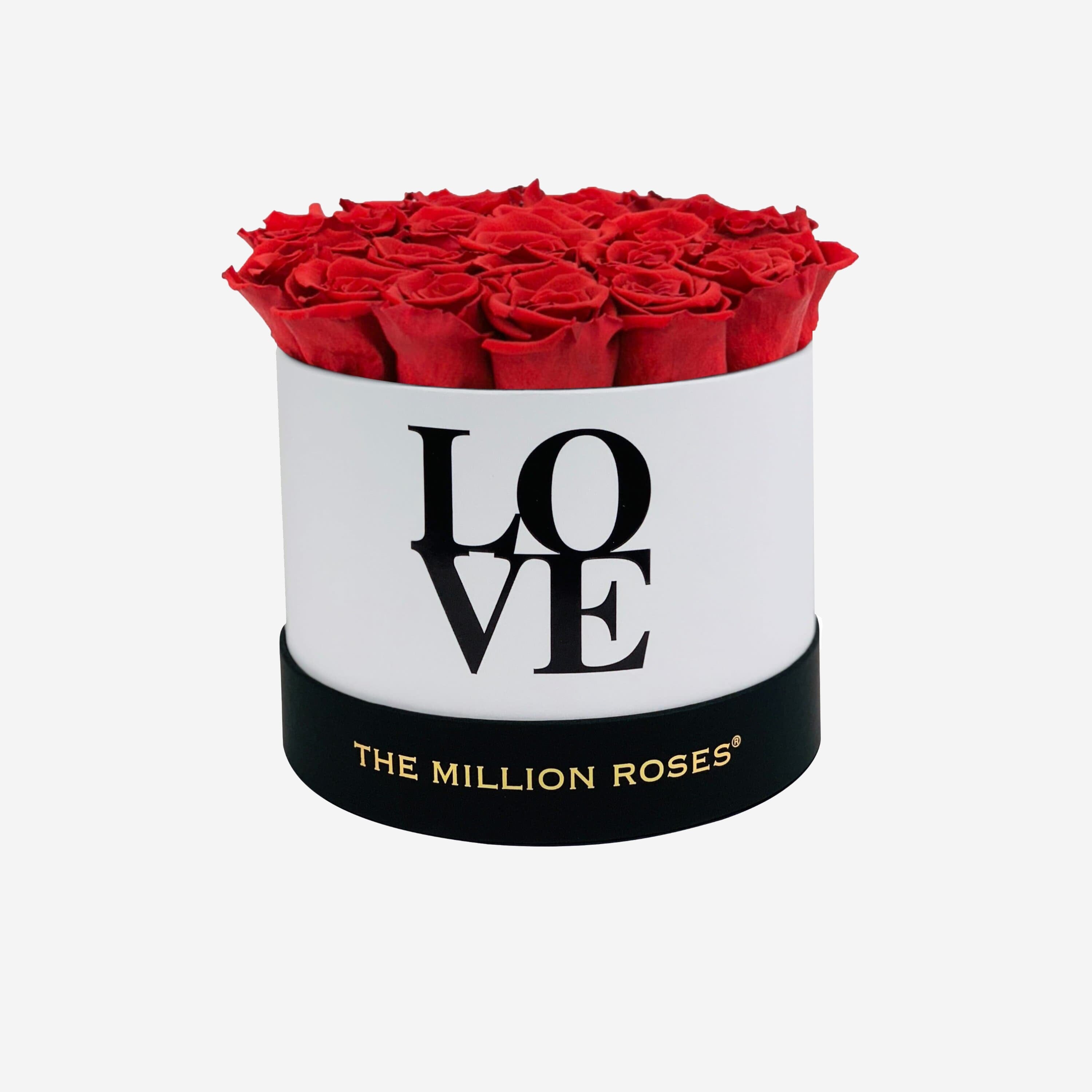 Classic White Box | Love Edition | Red Roses