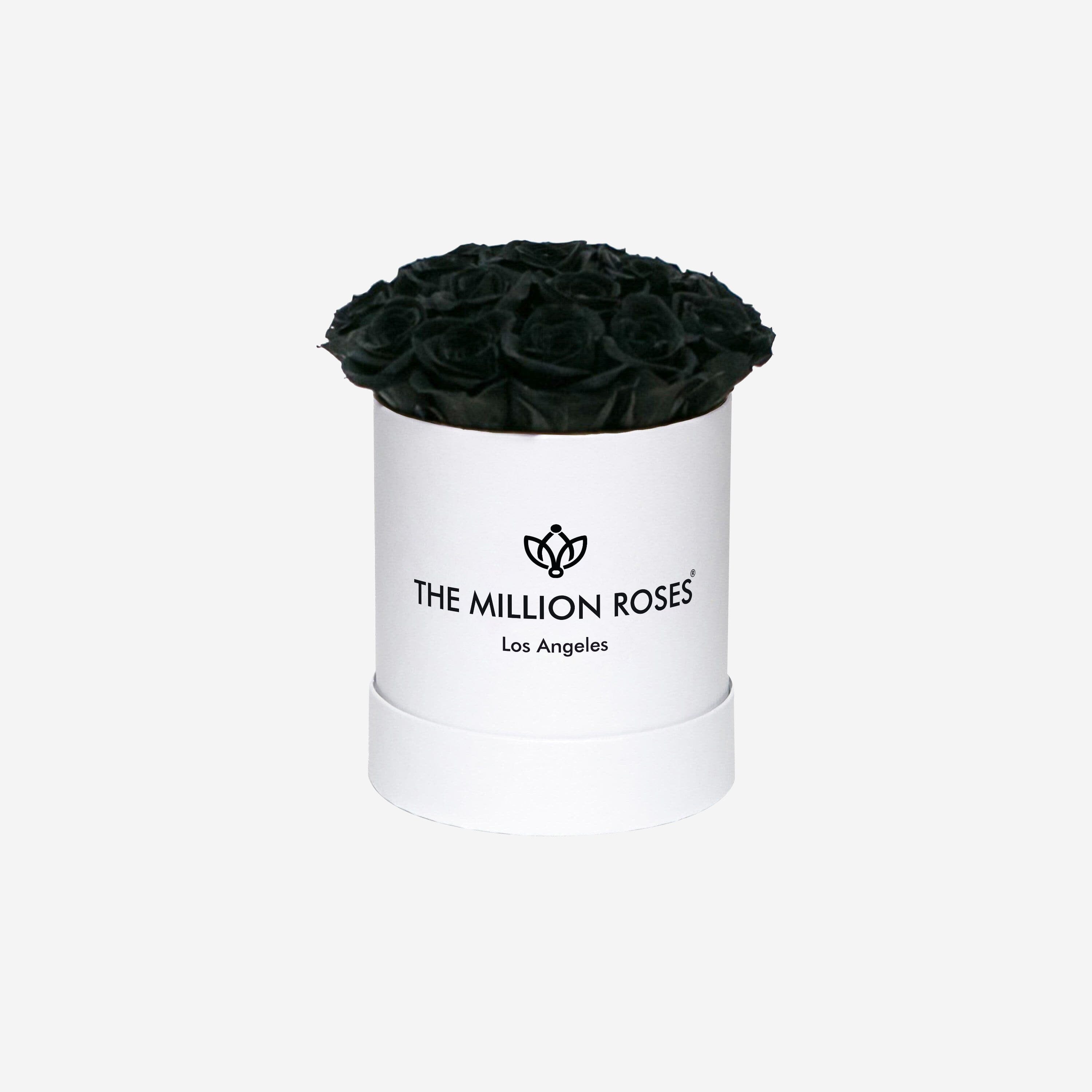 Basic White Box | Black Roses
