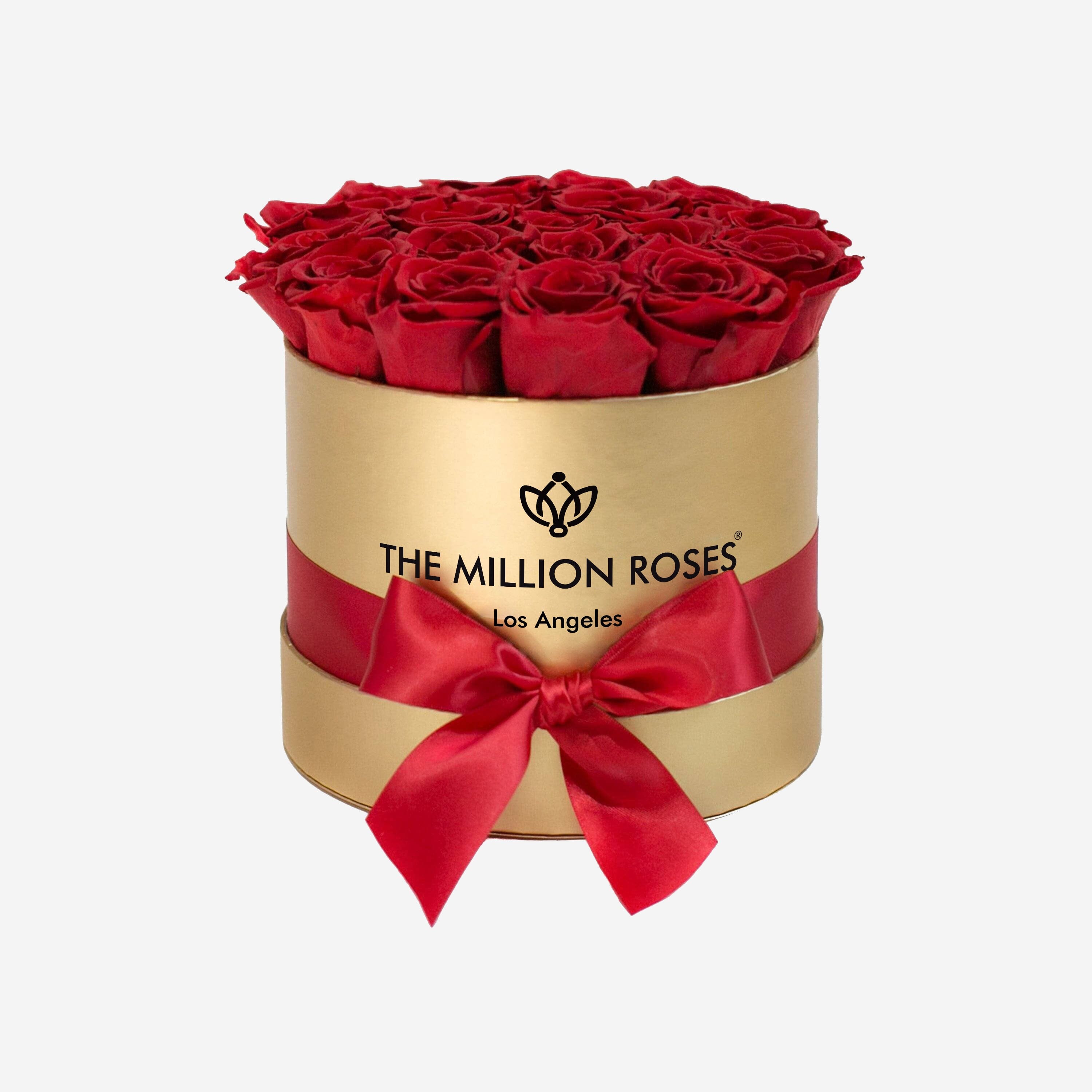 Classic Gold Box | Red Roses