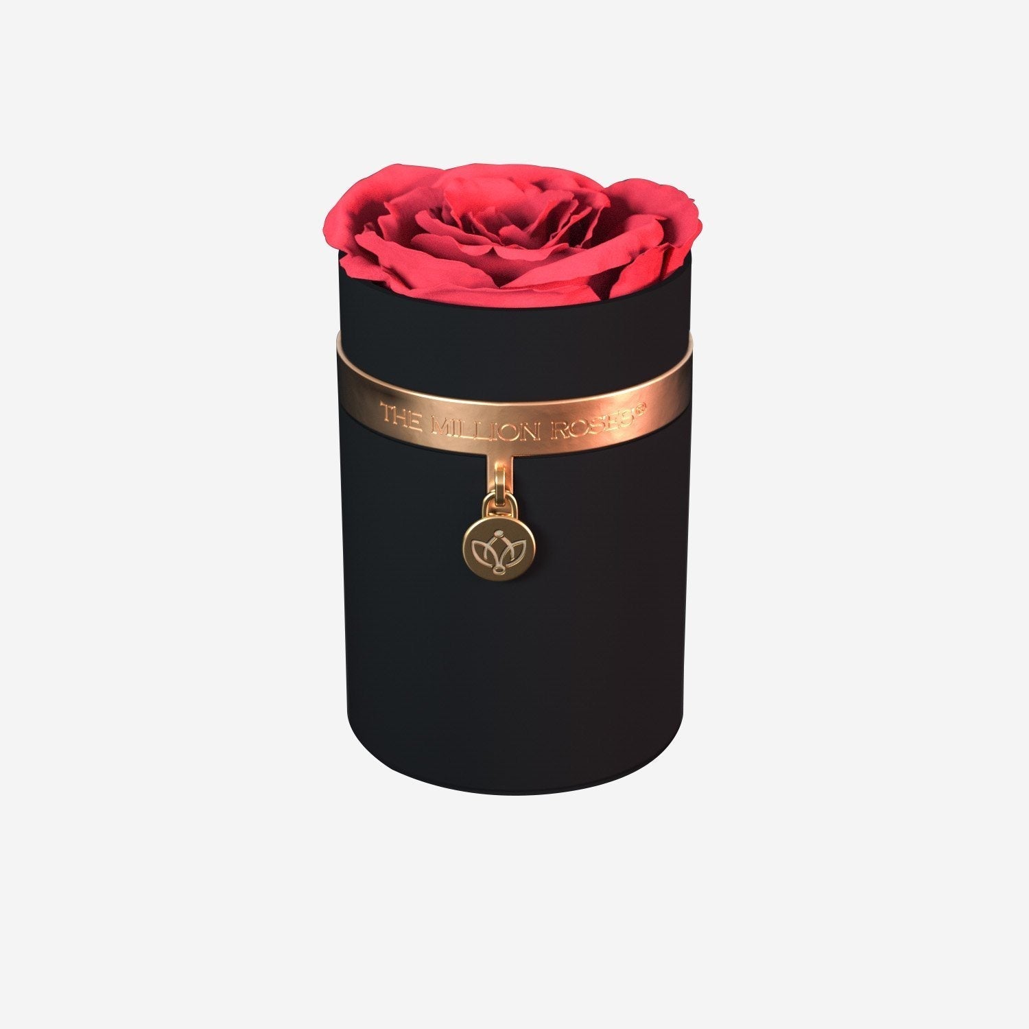 One in a Million™ Round Black Box | Charm Edition | Coral Rose