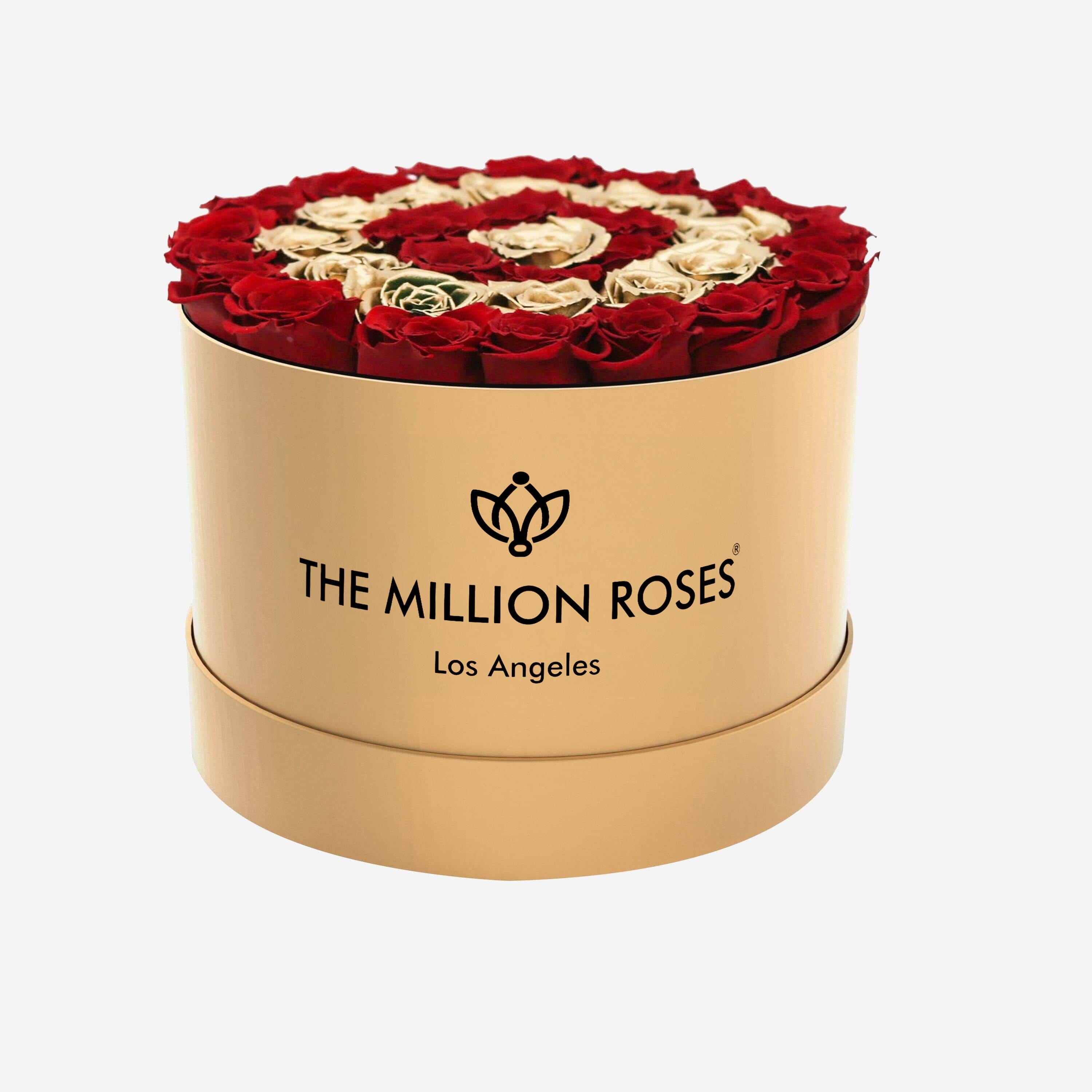 Supreme Gold Box | Red & Gold Roses | Target