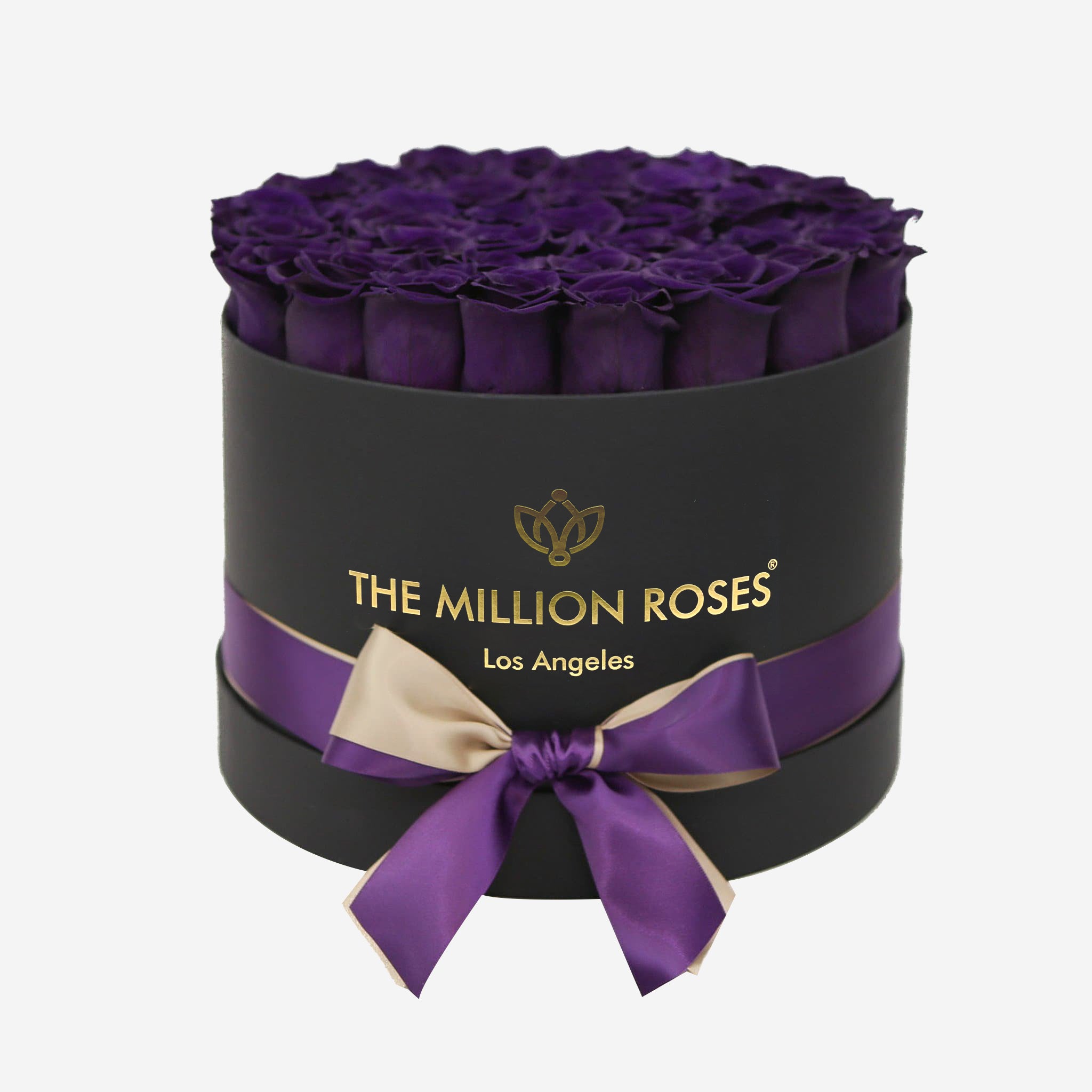 Supreme Black Box | Dark Purple Roses