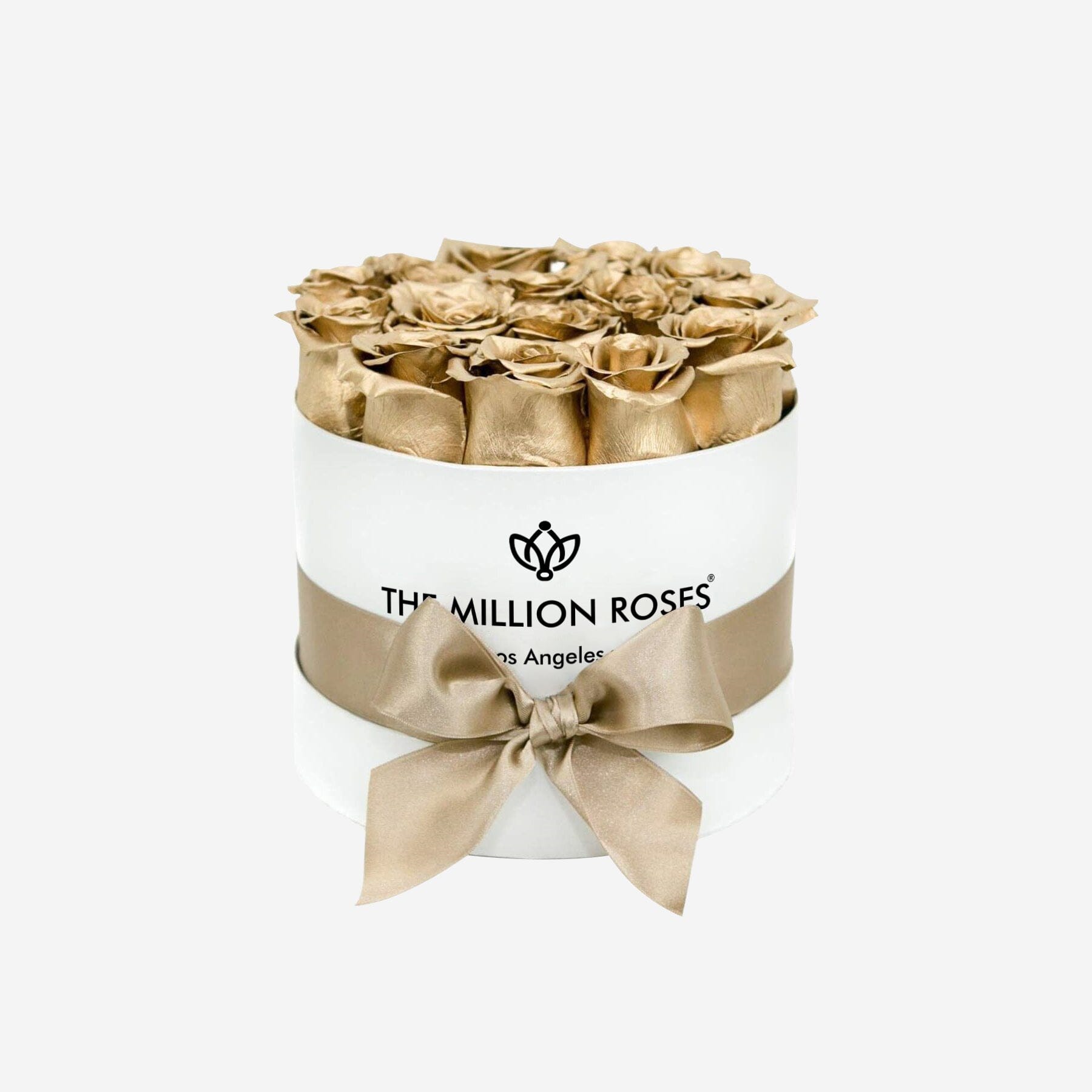 Classic White Box | Gold Roses