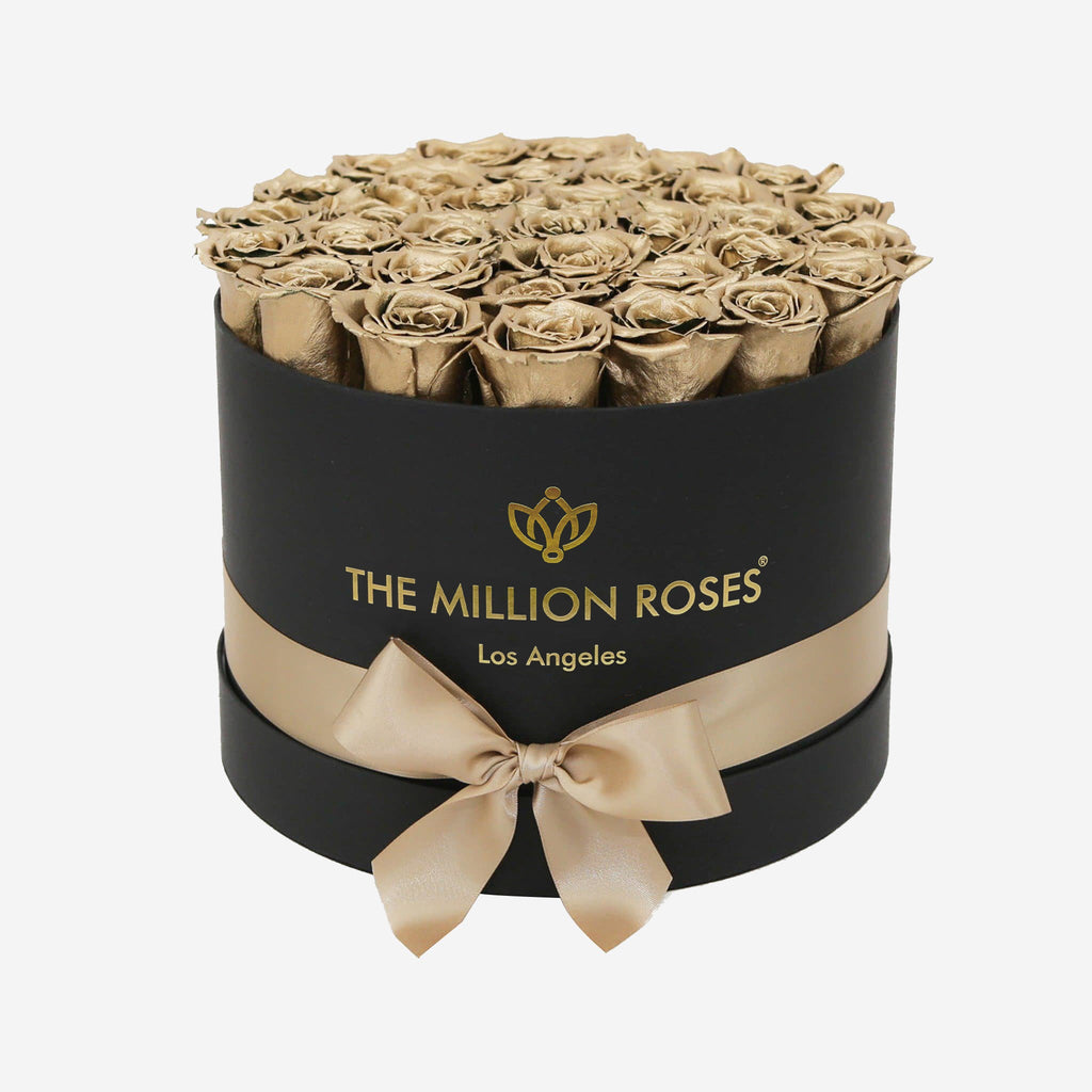 Supreme Black Box | 24K Gold Roses