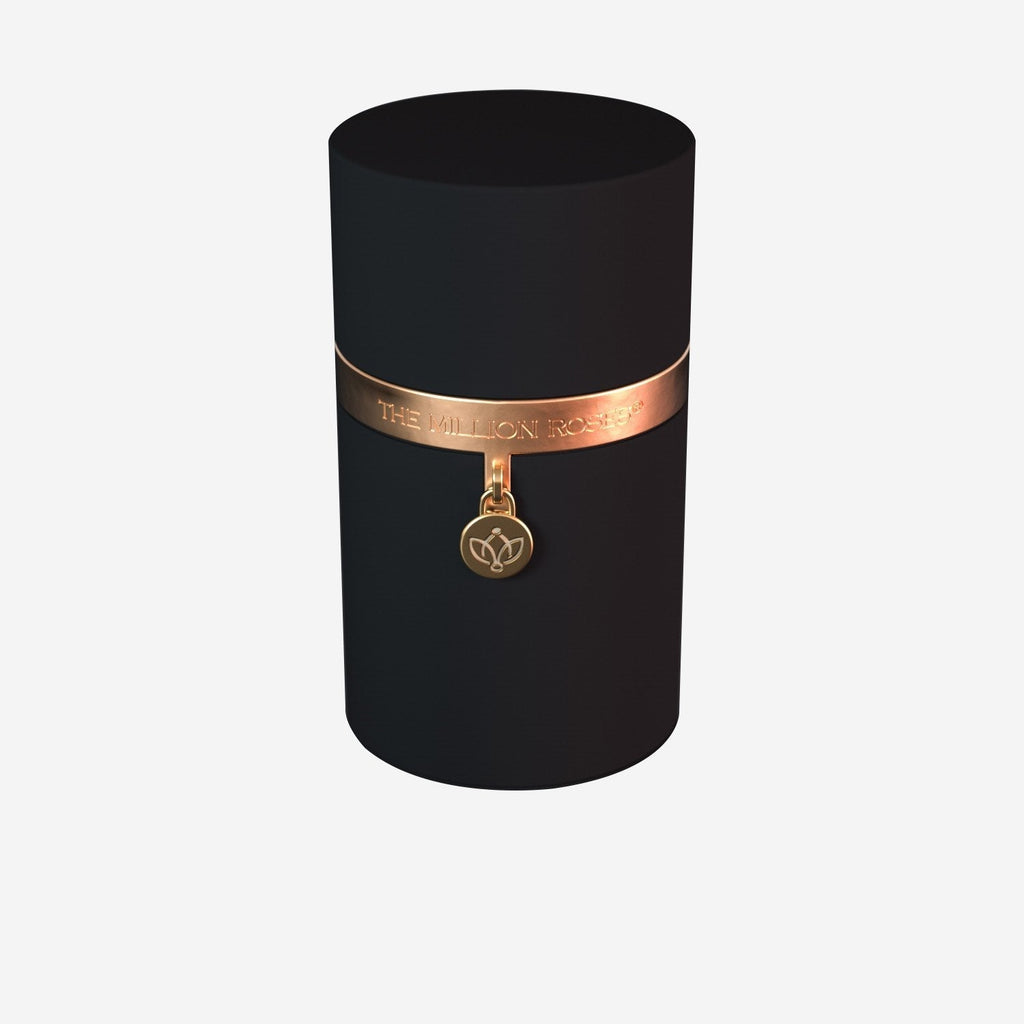 One in a Million™ Round Black Box | Charm Edition | Gold Rose