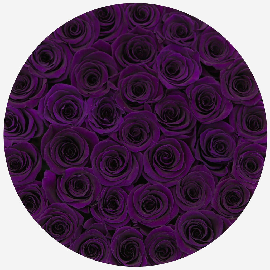 Supreme Black Box | Dark Purple Roses