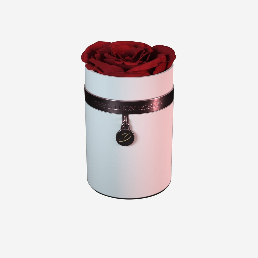 One in a Million™ Round White Box | Charm Edition | Red Rose