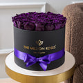 Supreme Black Box | Dark Purple Roses