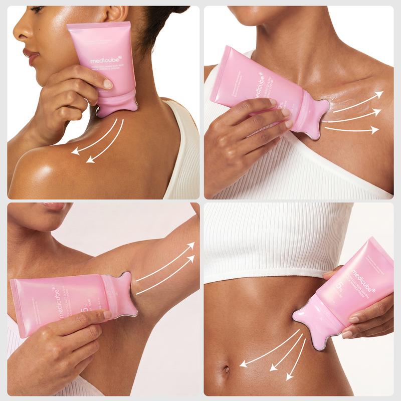 How to use - apply on neck, jawline, décolleté and body