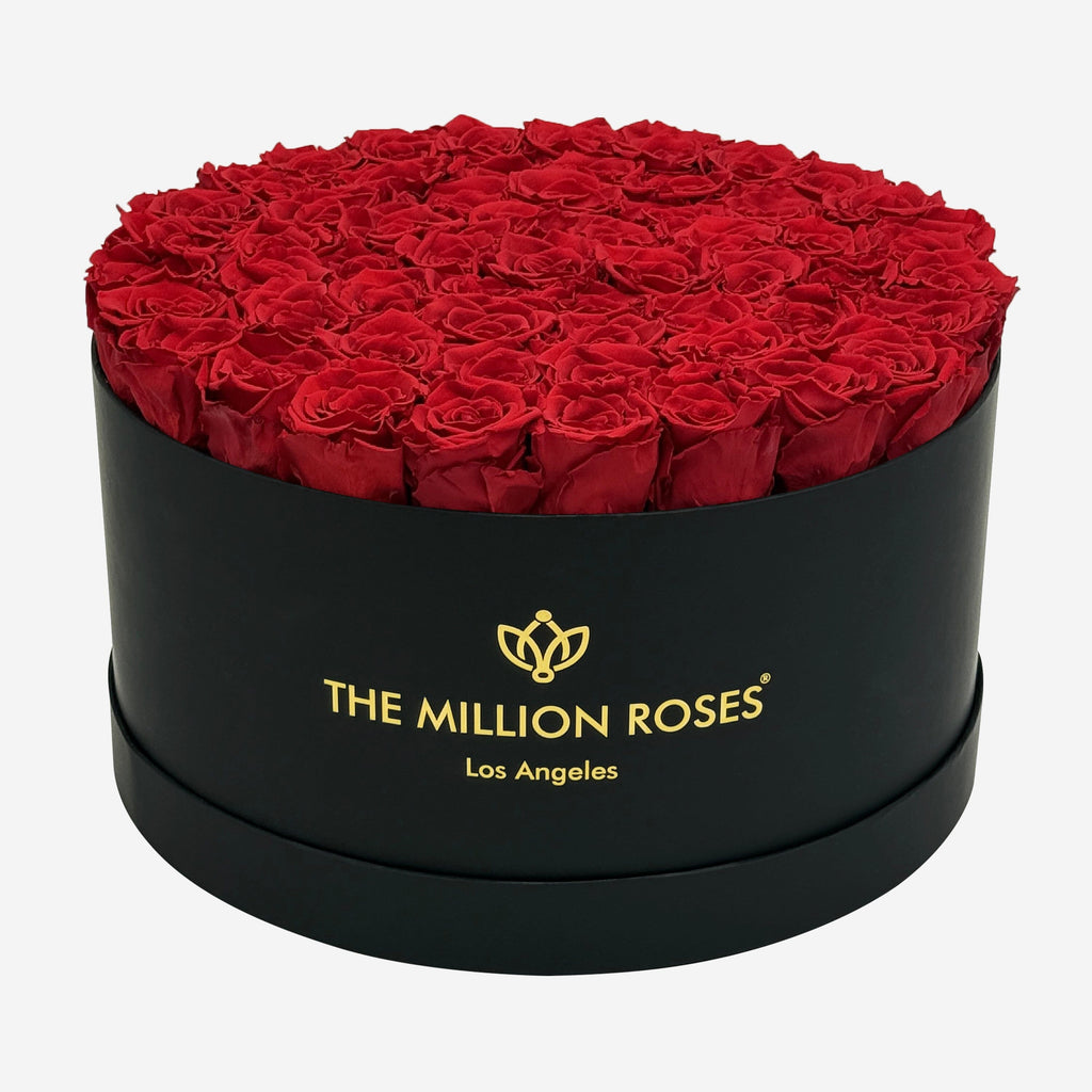 Deluxe Black Box | Red Roses