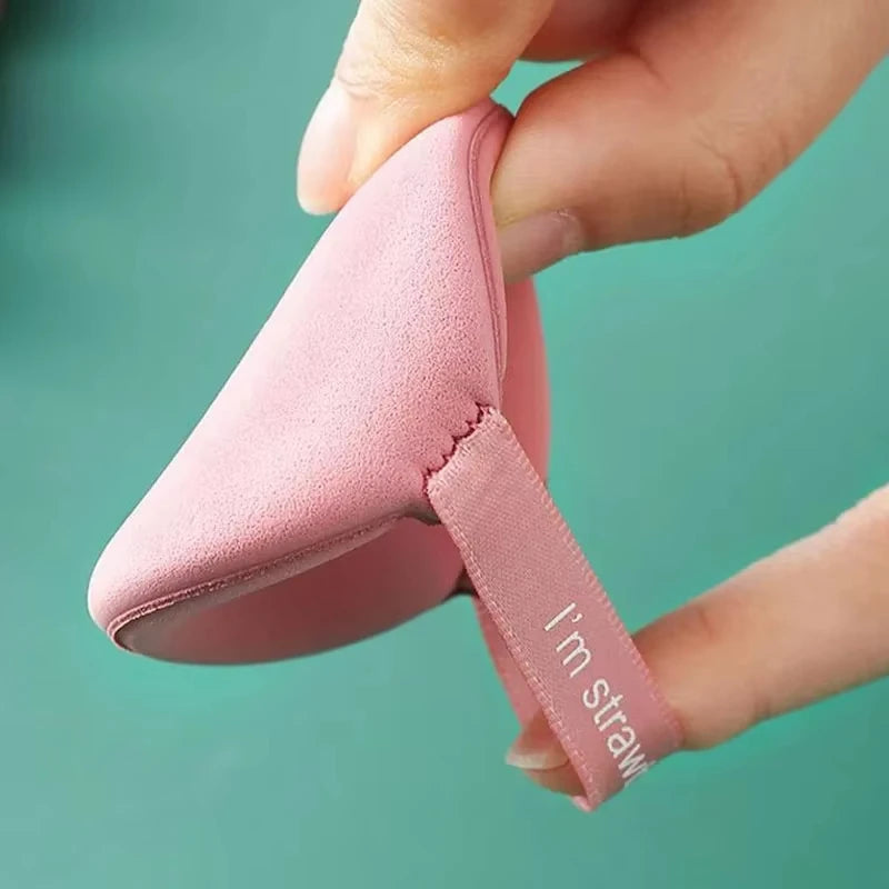 Soft 7Pcs Round Refill Air Cushion Makeup Puff Cosmetic Sponge Puff for Cushion Bb Cream Foundation with Containers