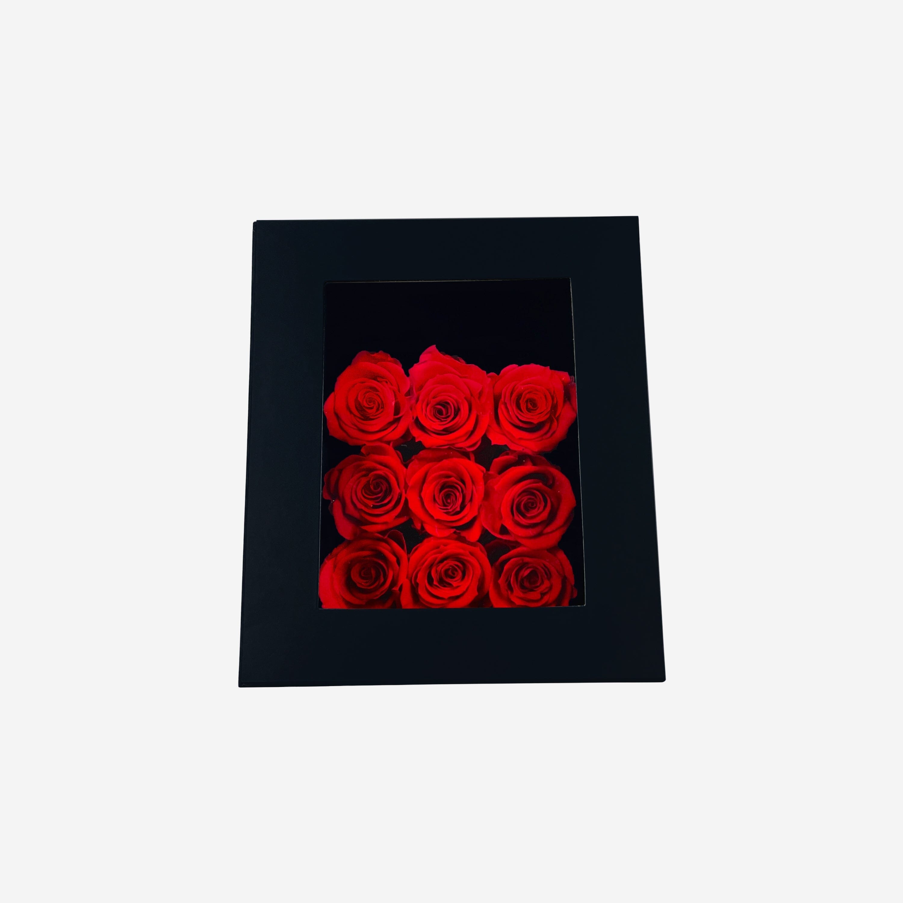 Trapezoid Black Box | Red Roses