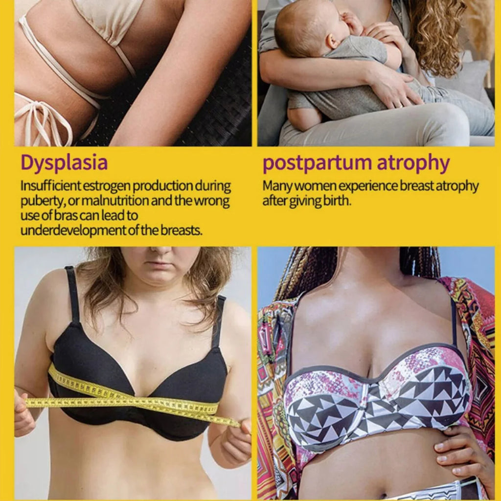 TRSTAY Chest Firming Essential Oil, 100% pure natural plant extract, effectively enhances and tightens the chest