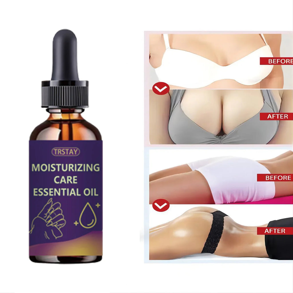 TRSTAY Chest Firming Essential Oil, 100% pure natural plant extract, effectively enhances and tightens the chest