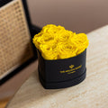 Baby Heart Black Box | Yellow Roses