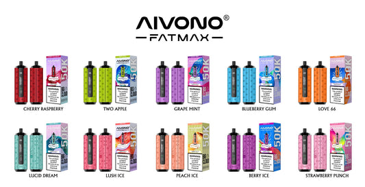 Aviono Fatmax - Vape 50,000 Puffs 5% nicotine Disposable Rechargeable