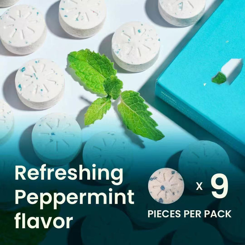 Mint Flavored Energy Caffeine Gum