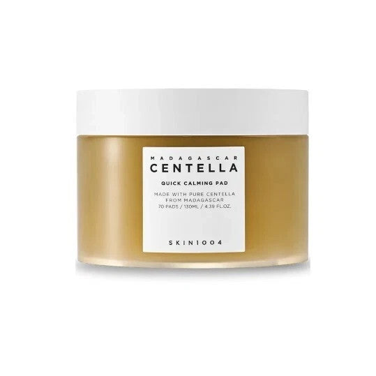 Skincare product jar labeled 'Madagascar Centella' on a white background